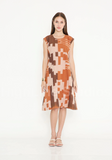 Handwoven Ikat Cotton Dress