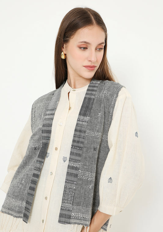 Handwoven Kala Cotton Jacket 1550