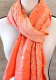 Gajji Silk Hand Tie Dyed Bandhani Stole