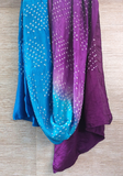 Gajji Silk Hand Tie Dyed Bandhani Stoles