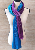 Gajji Silk Hand Tie Dyed Bandhani Stoles