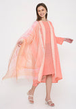 Handwoven Maheshwari Cotton  Cape with Slip