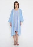 Handwoven Maheshwari Cotton  Cape with Slip