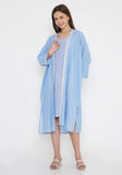 Handwoven Maheshwari Cotton  Cape with Slip