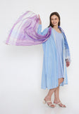 Handwoven Maheshwari Cotton  Cape with Slip