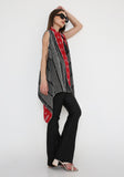 Handwoven Kala Cotton  Reversible Cape