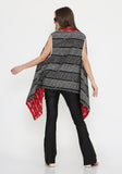 Handwoven Kala Cotton  Reversible Cape