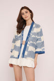 Handwoven Ikat Cotton Kimono Jacket
