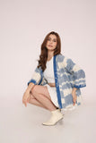 Handwoven Ikat Cotton Kimono Jacket
