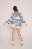 Handwoven Ikat Cotton Kimono Jacket