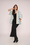Handwoven Ikat Cotton Kimono Jacket
