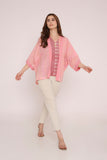 Handwoven Maheshwari Cotton Silk Kimono Jacket