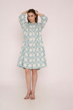 Handwoven Ikat Cotton Dress