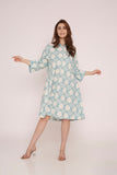 Handwoven Ikat Cotton Dress