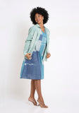 Handwoven Ikat Cotton Dress.