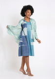 Handwoven Ikat Cotton Dress.