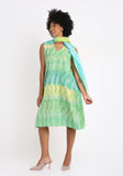 Handwoven Ikat Cotton Dress