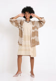 Handwoven Ikat Cotton Dress.