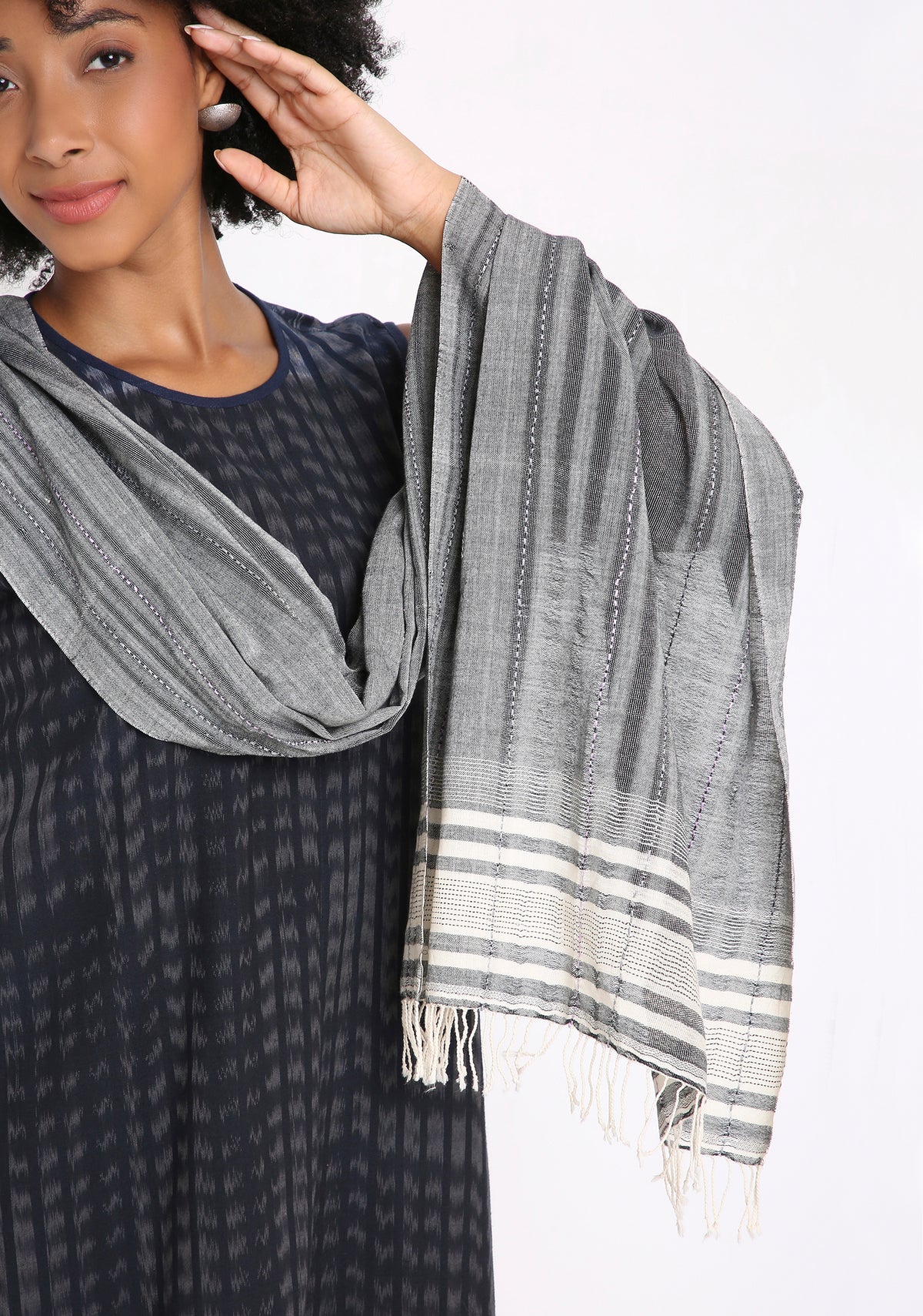 Handwoven Kutch Cotton Stole