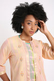 Handwoven Ikat Cotton Dress.