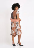 Handwoven Ikat Cotton Dress