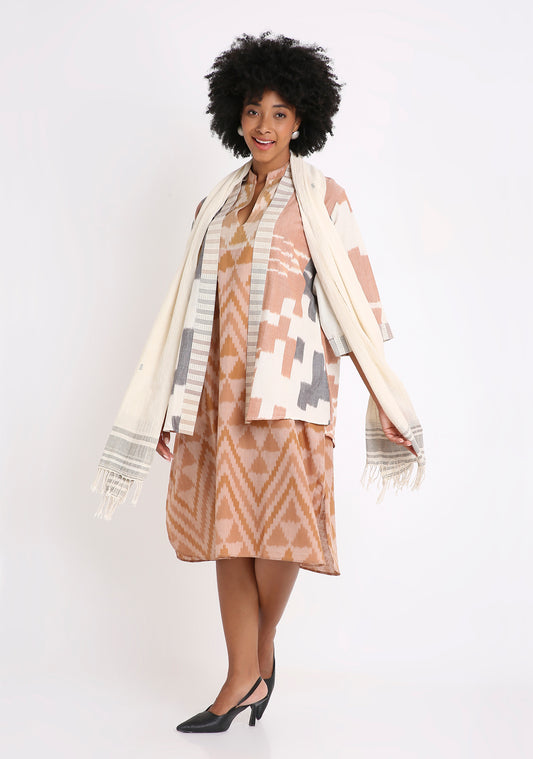 Handwoven Ikat Cotton Kimono Jacket 1580