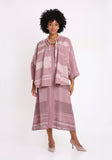 Handwoven Ikat Batwing Shirt.