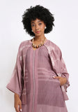 Handwoven Ikat Batwing Shirt.