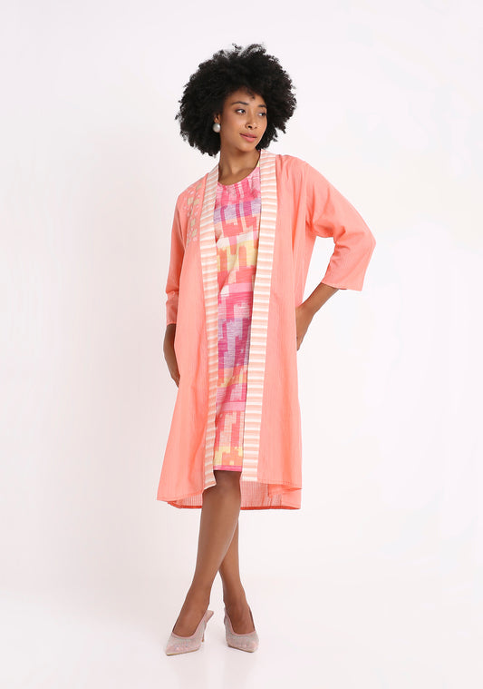 Handwoven Ikat Cotton Kimono Jacket 1580