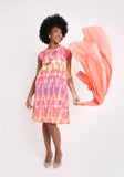 Handwoven Ikat Cotton Dress