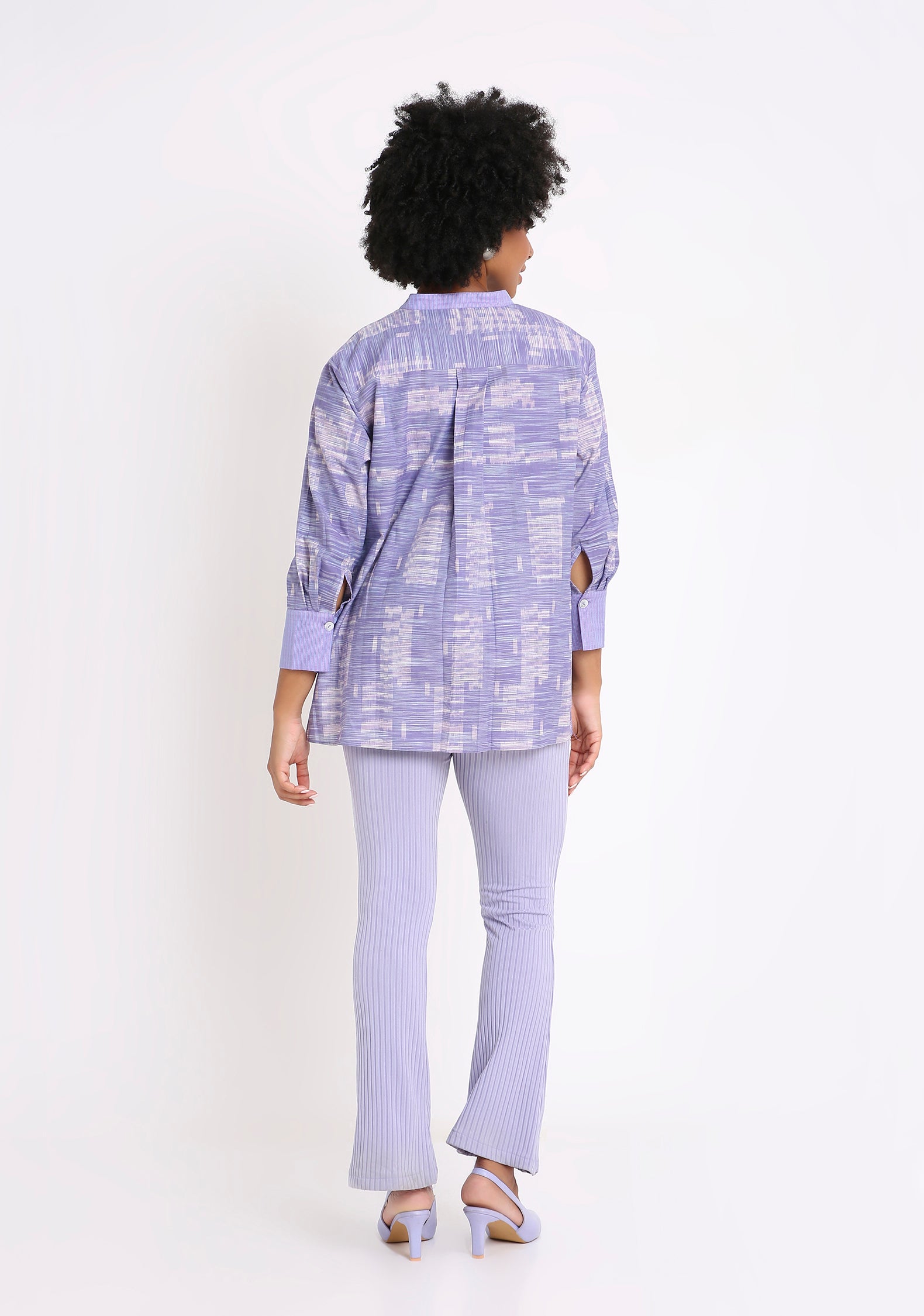 Handwoven Ikat Cotton Shirt.