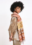 Handwoven Ikat Cotton Batwing Shirt.