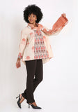 Handwoven Natural Dyed Cotton Stole