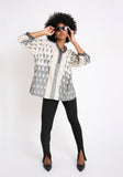 Handwoven Ikat Cotton KurtI.
