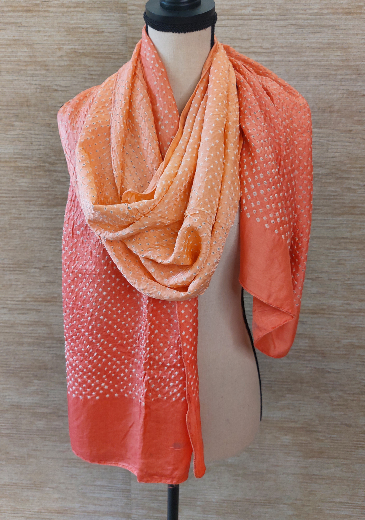 Hand Ties & Dyed Bandhani Stole