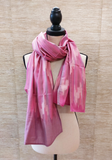 Handwoven Ikat Cotton Stole