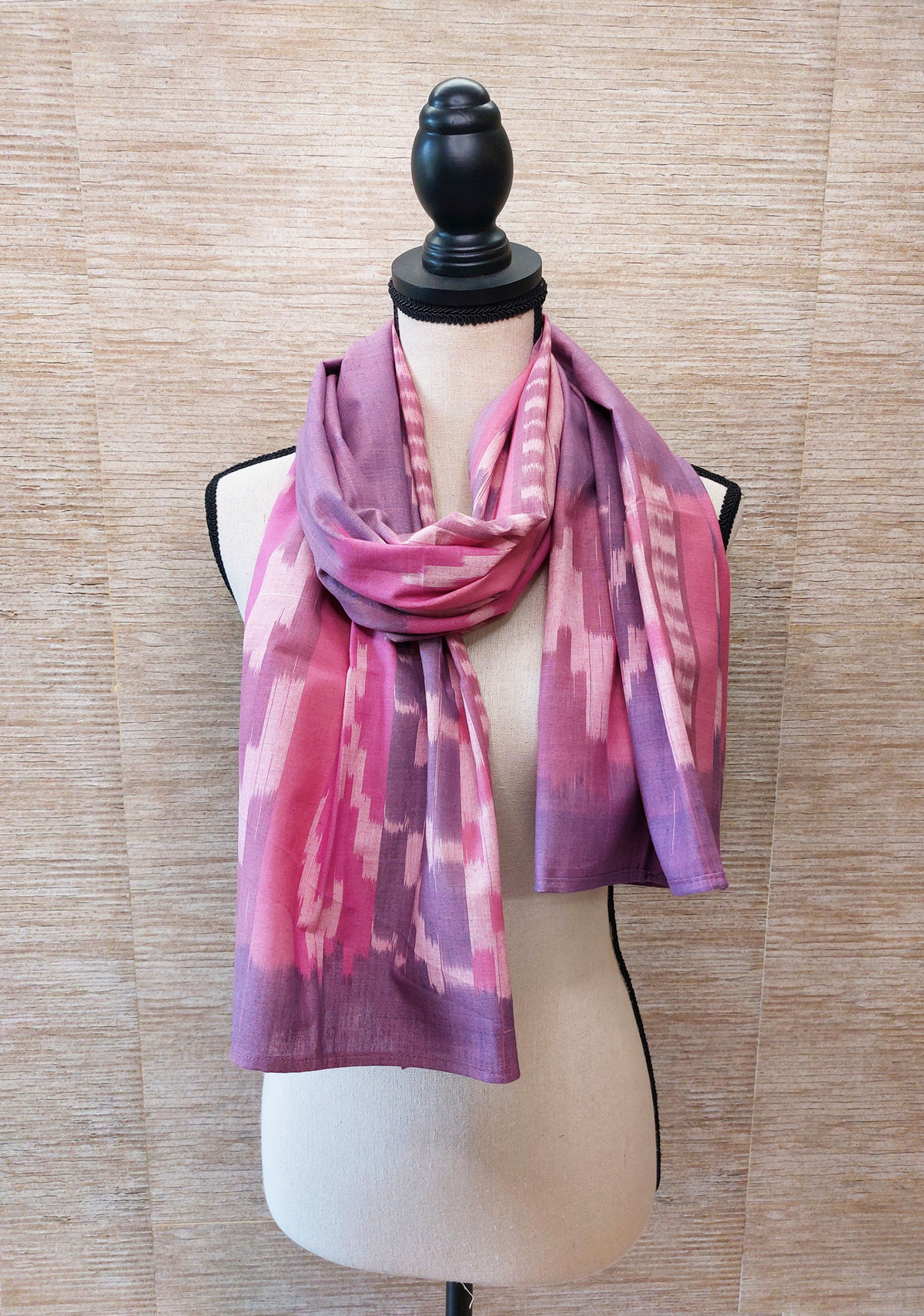 Handwoven Ikat Cotton Stole