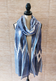 Handwoven Ikat Cotton Stole