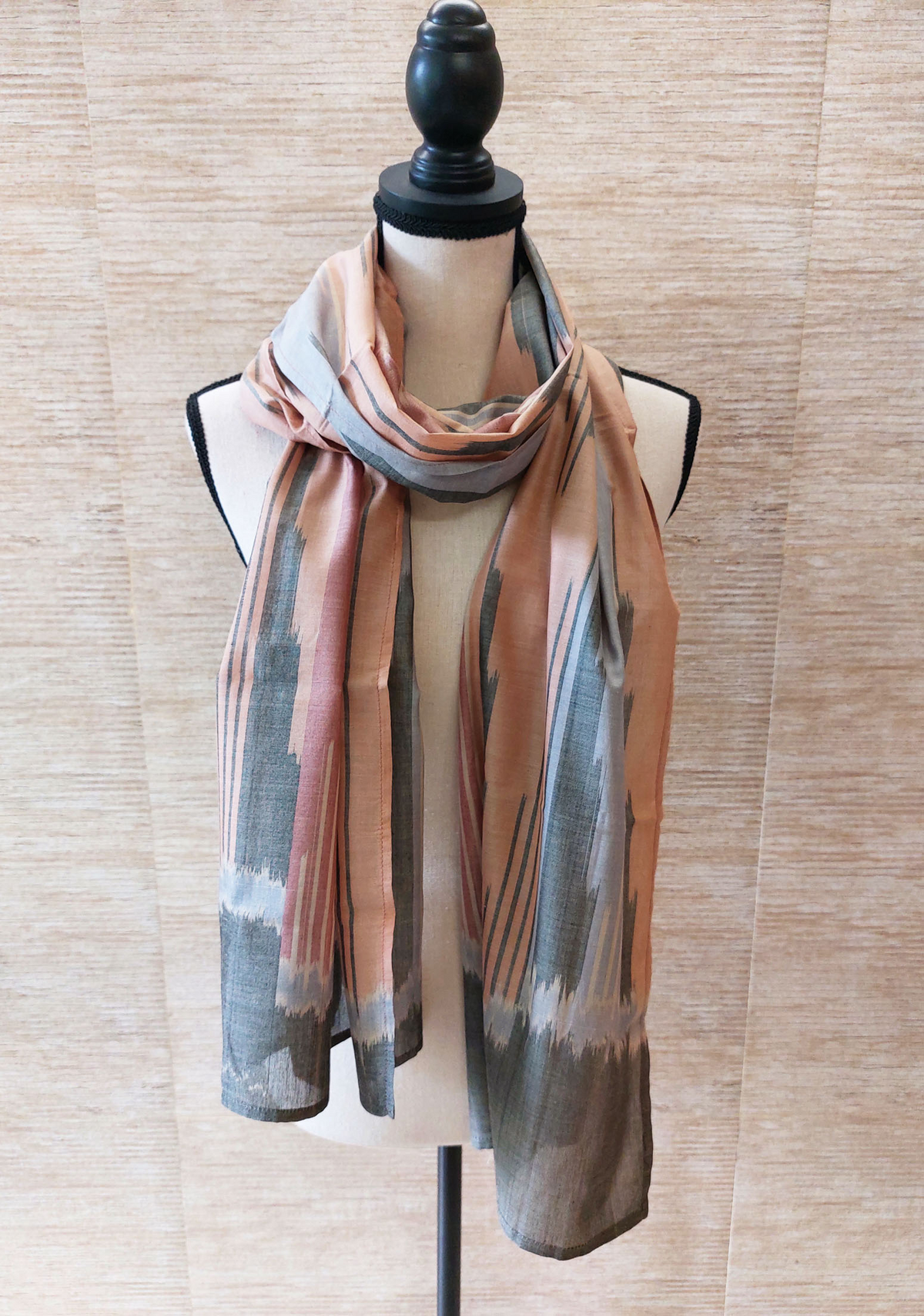 Handwoven Ikat Cotton Stoles