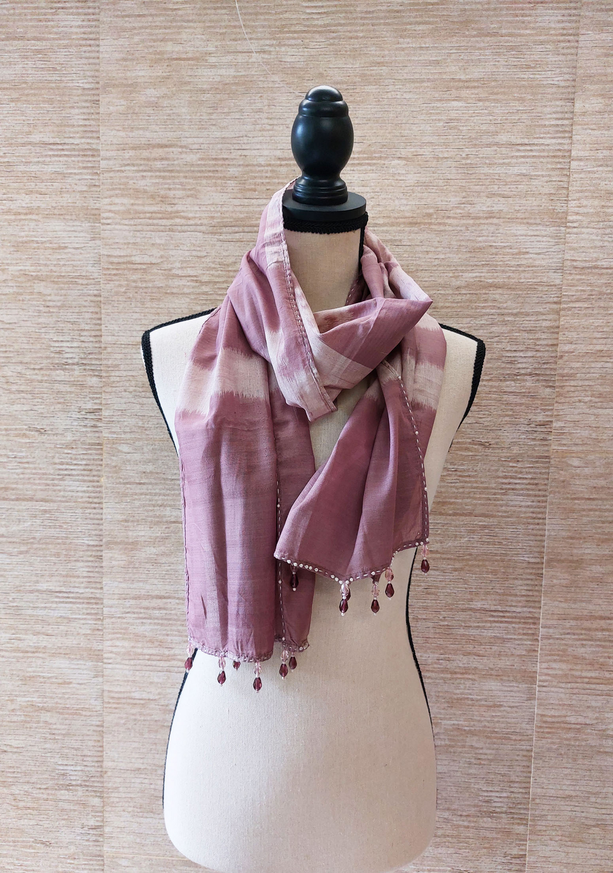 Handwoven Ikat Cotton Stole