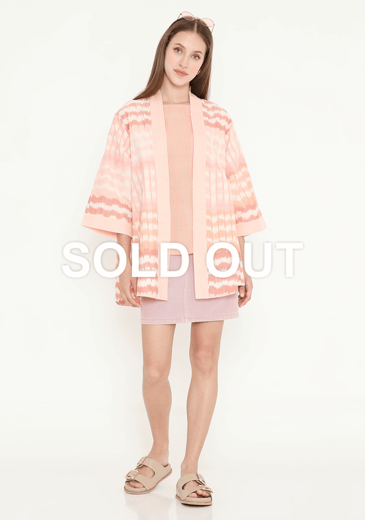 Handwoven Ikat Cotton Kimono  Jacket 1550