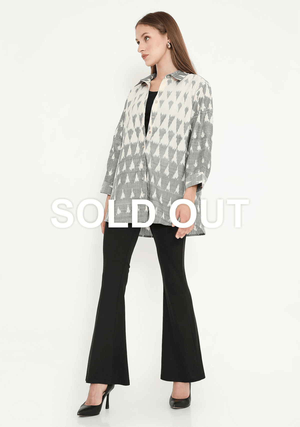 Handwoven Ikat Cotton Shirt