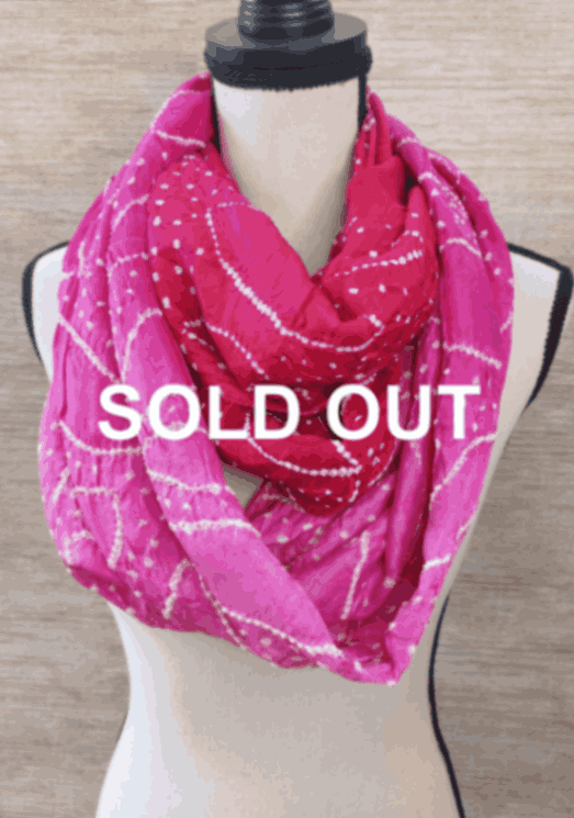 Gajji Silk Hand Tie Dyed Bandhani Stoles