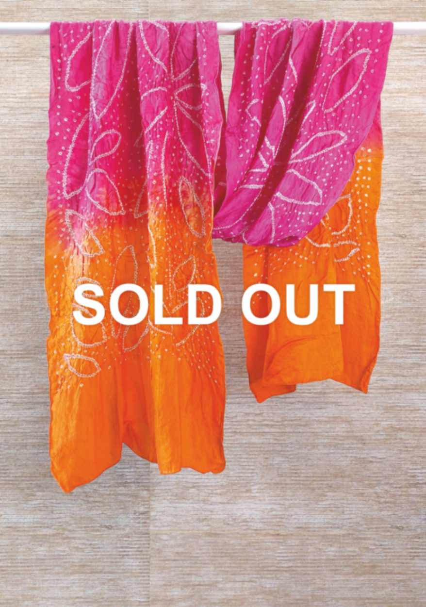 Gajji Silk Bandhani Stoles