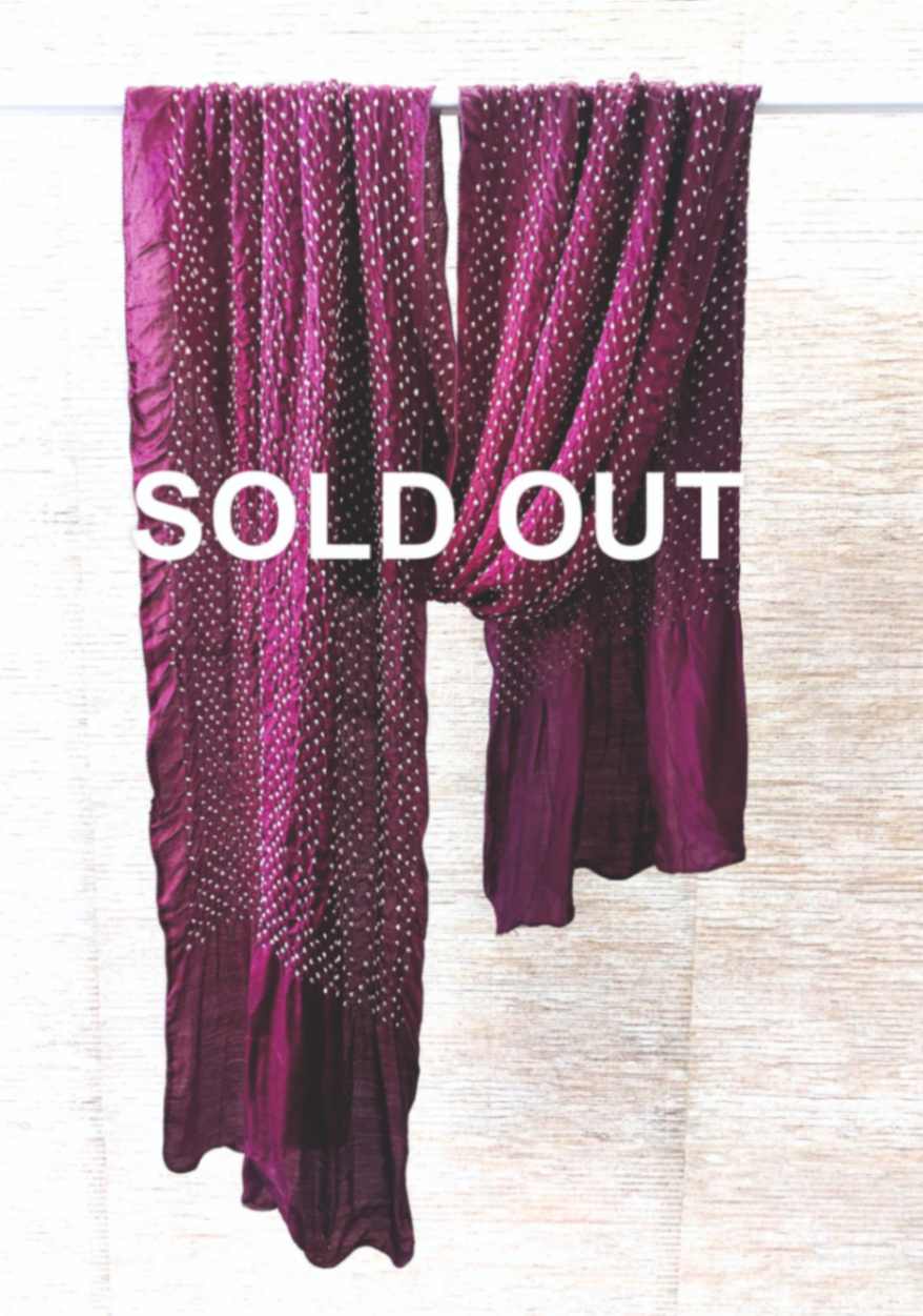 Gajji Silk Bandhani Stoles