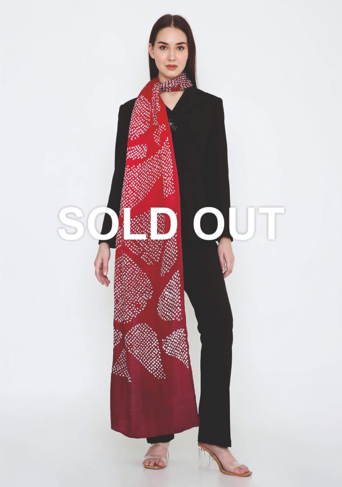 Gajji Silk Bandhani Stole