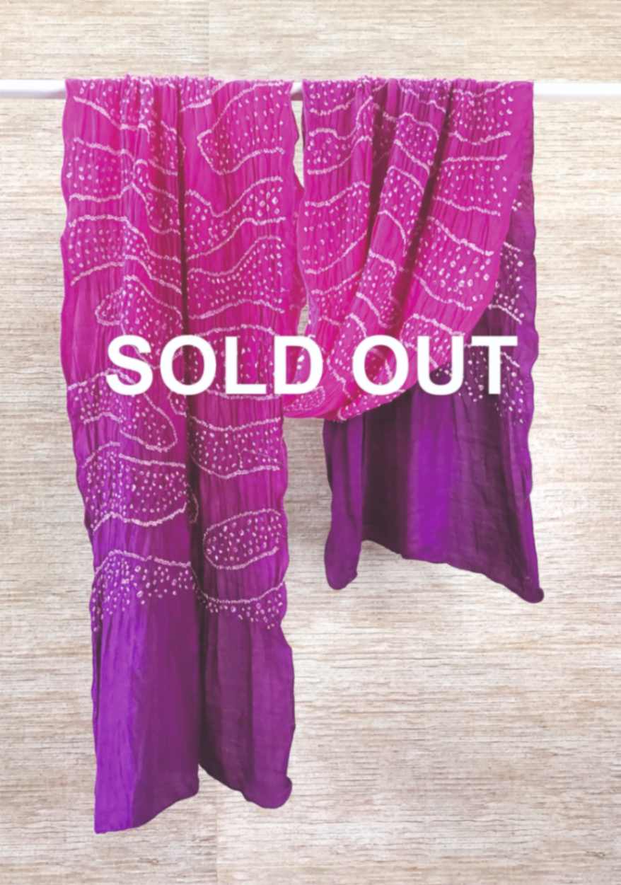 Gajji Silk Bandhani Stoles
