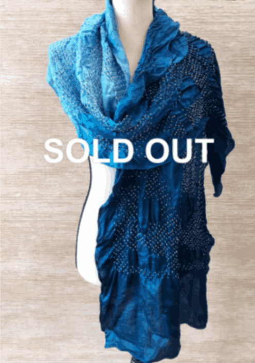 Gajji Silk Hand Tie Dyed Bandhani Stoles
