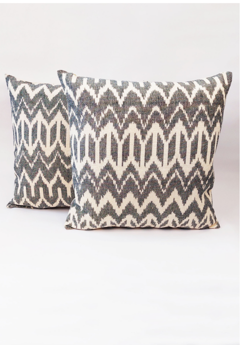 Handwoven Ikat Cushion Cover